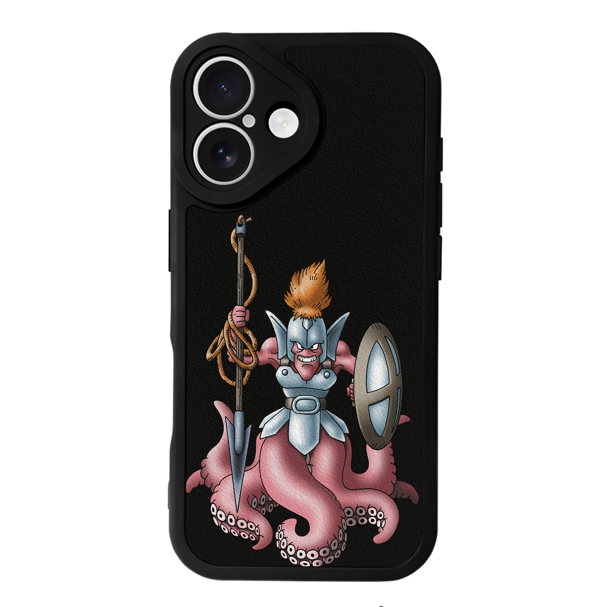 （画像用） ドラゴンクエスト Doragon Kuesuto Dragon Quest 【iPhone 16シリーズ対応】シリコンスマホケース（レザー調） 材質：シリコン